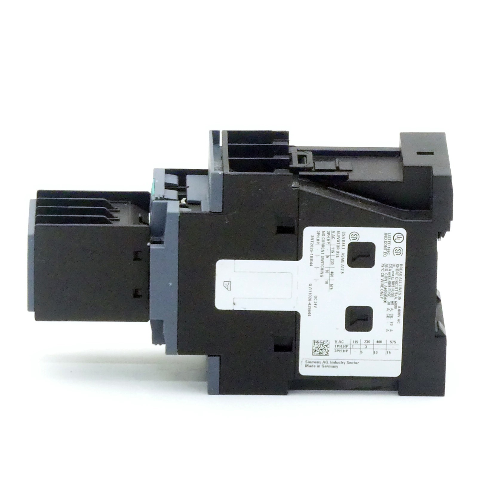 Power contactor 3RT2025-1BB44 