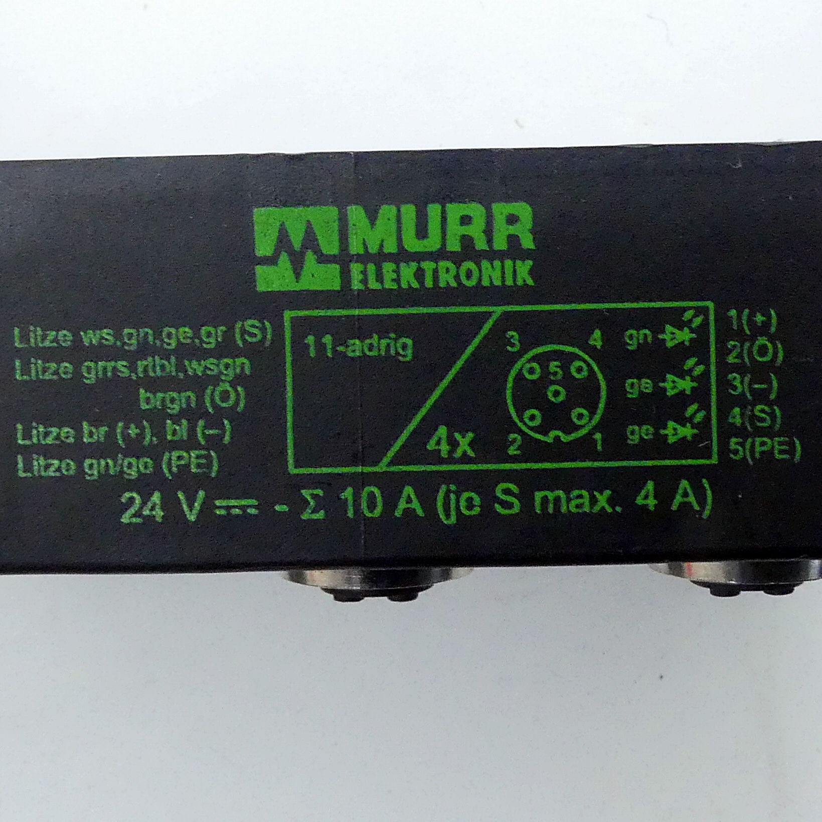 Connection line with passive distributor 