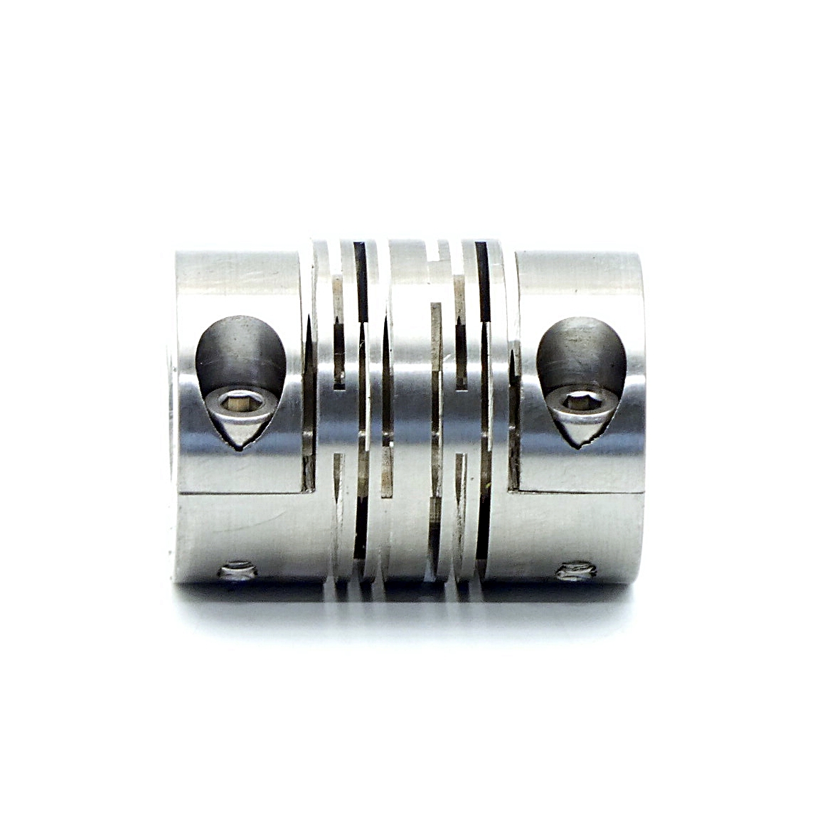 2x Stainless steel bellows coupling 