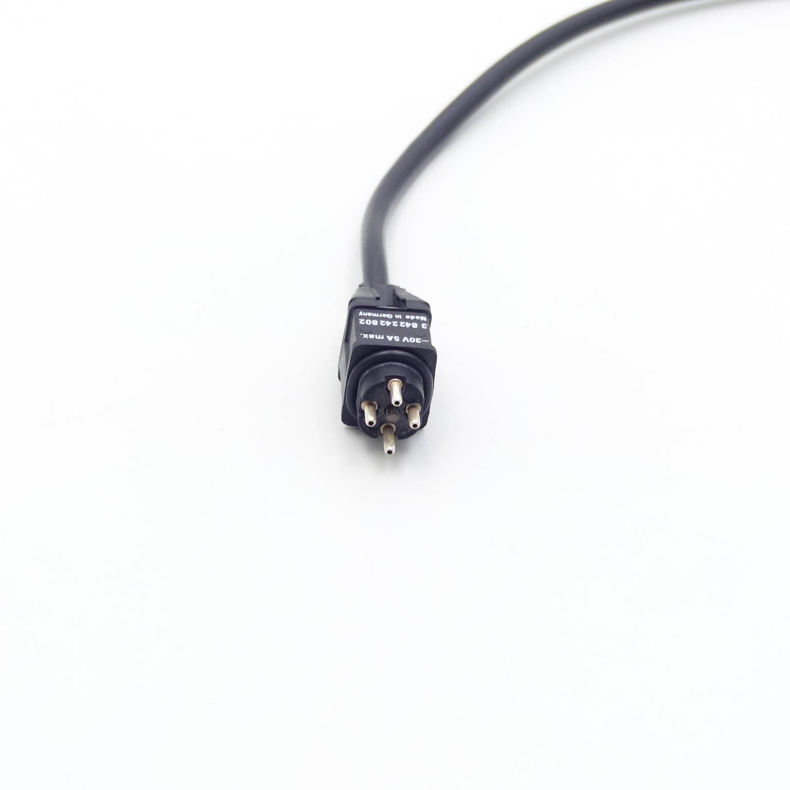 Cable with plug Connector 30 V 5 A 