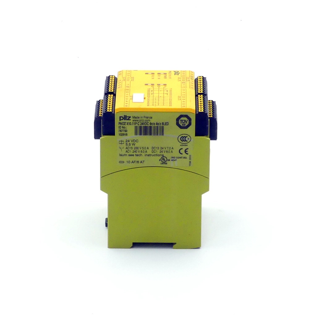 safety relay PNOZ X10.11P C 24VDC 6n/o 4n/c 6LED 