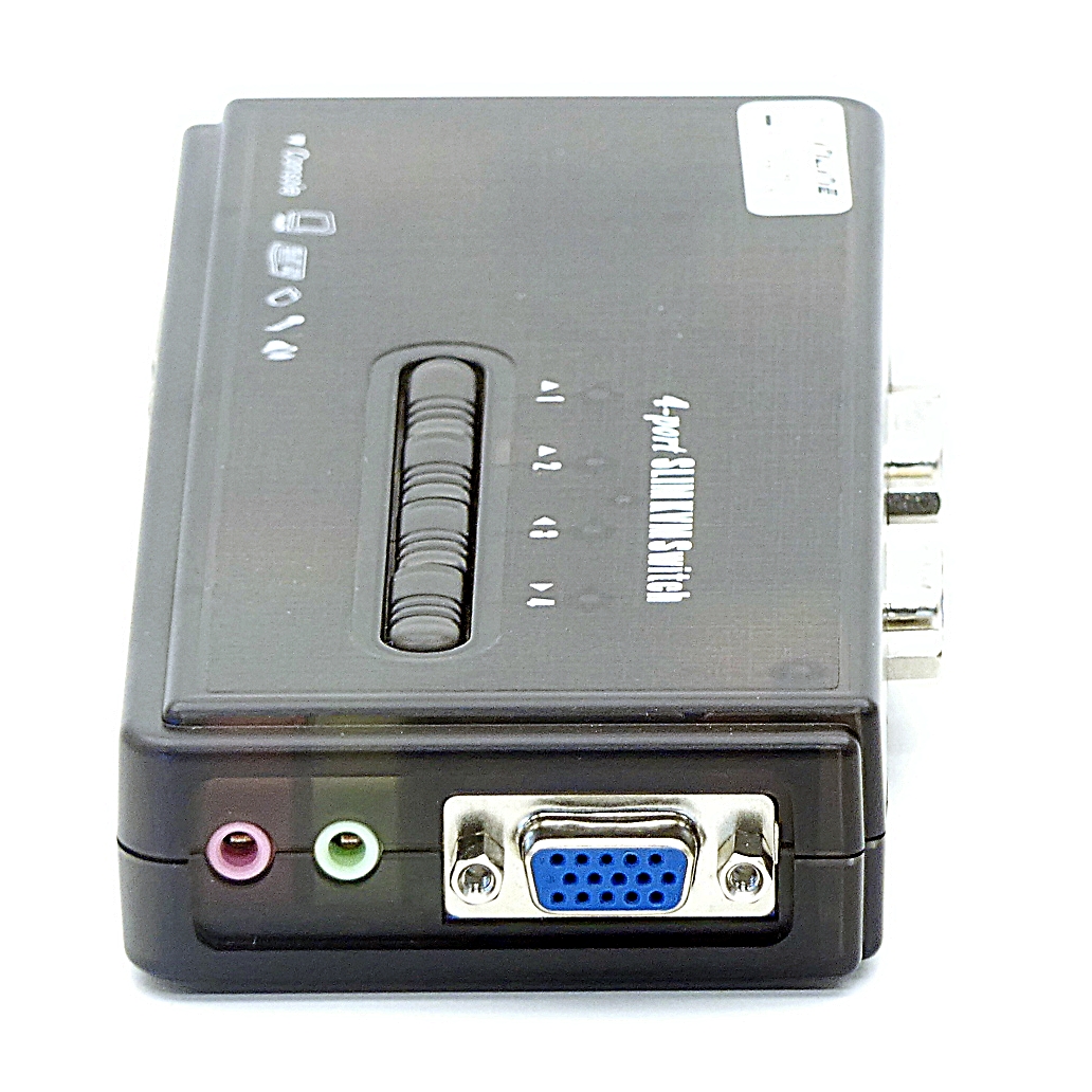 4-port SLIM KVM Switch 