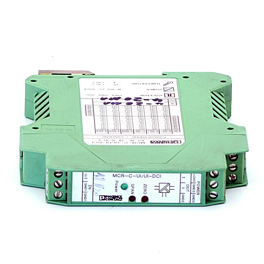 isolating amplifier MCR-C-UI/UI-DCI 