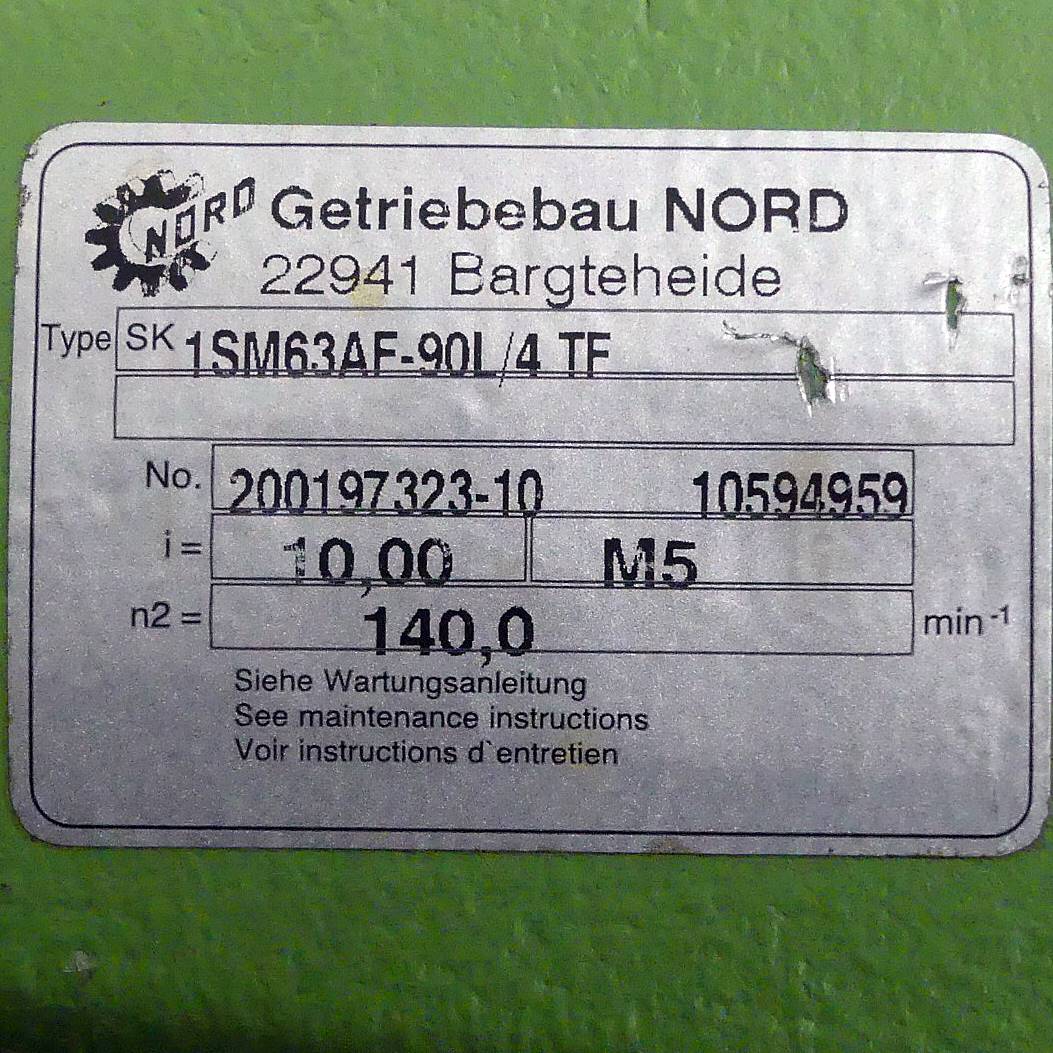 Getriebemotor SK90L/4TF 