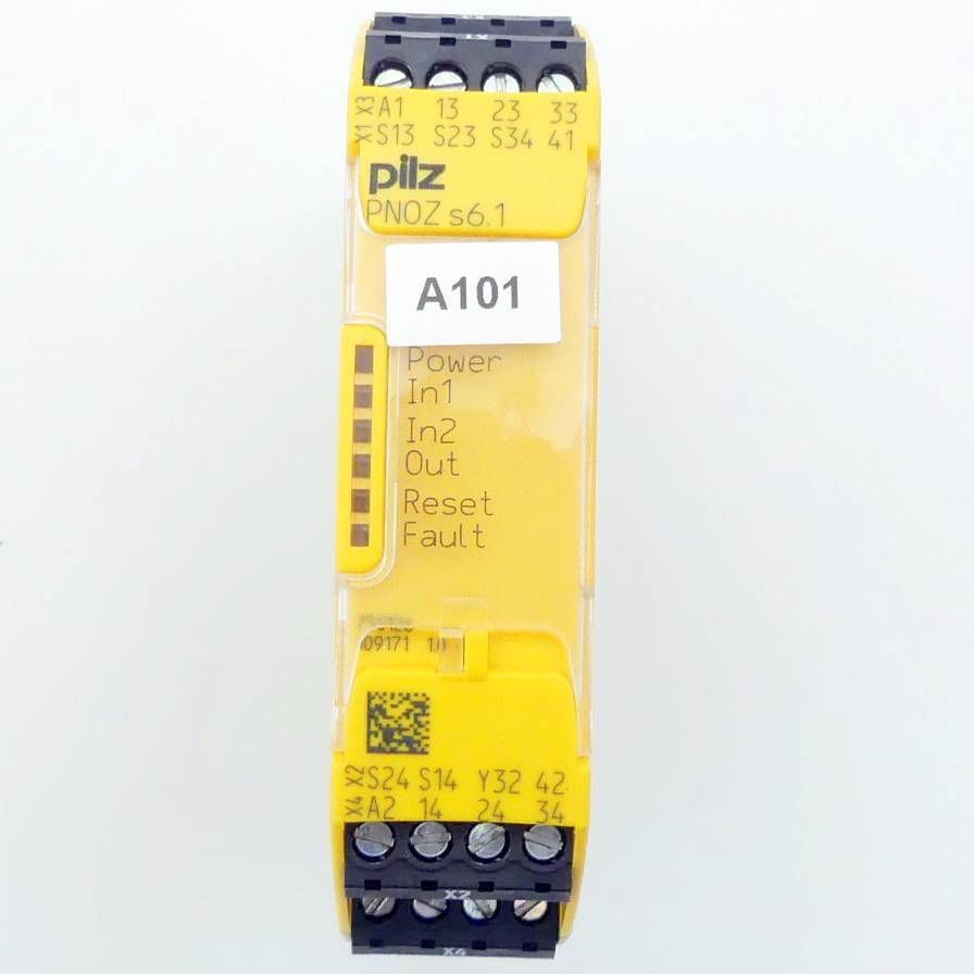 Safety relay  PNOZ s6.1 24VD 3n/o 1n/c 