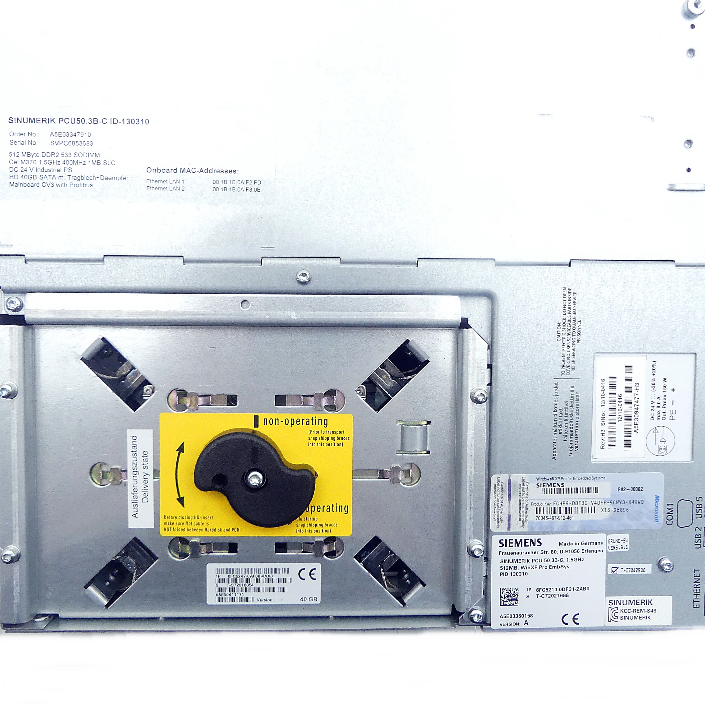 SINUMERIK Electronic control unit 