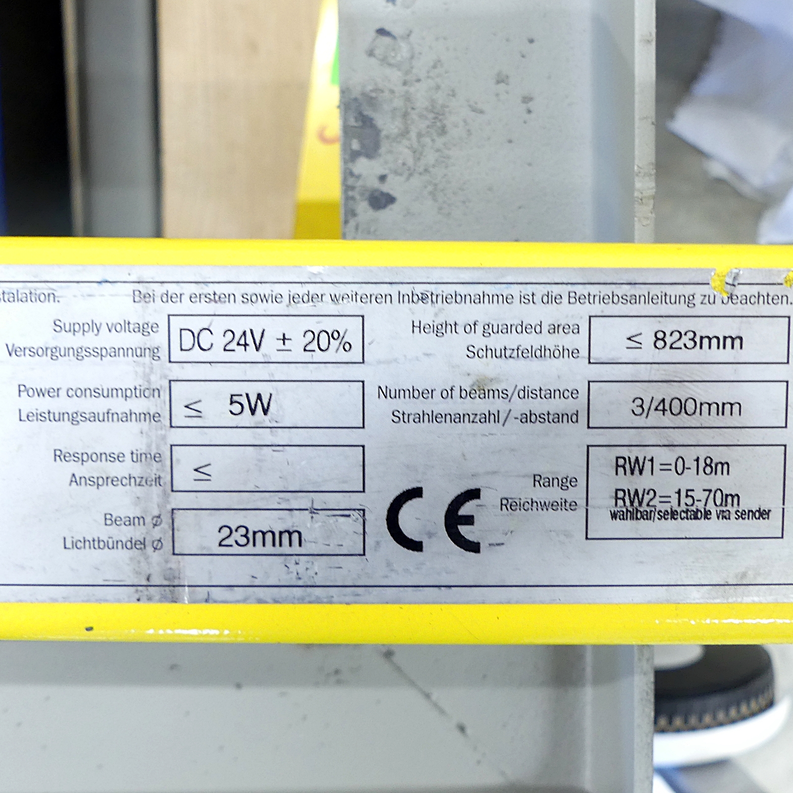 Security process transmitter MSLS03-24071 