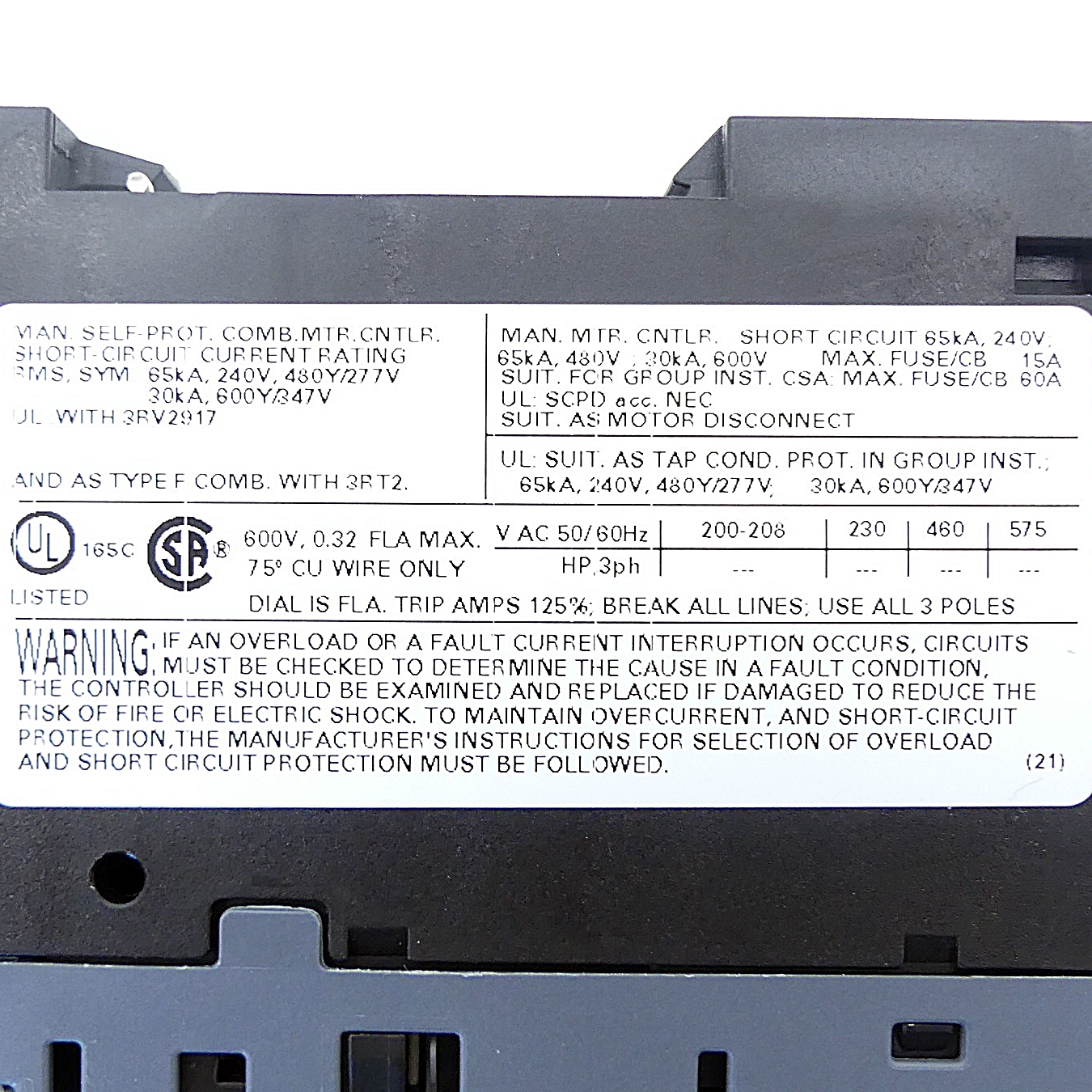 SIRIUS Circuit breaker 